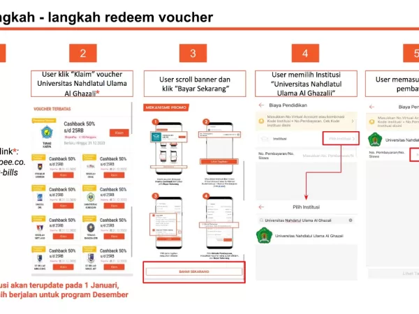 Bayar Kuliah melalui ShopeePay dapat Promo Redeem