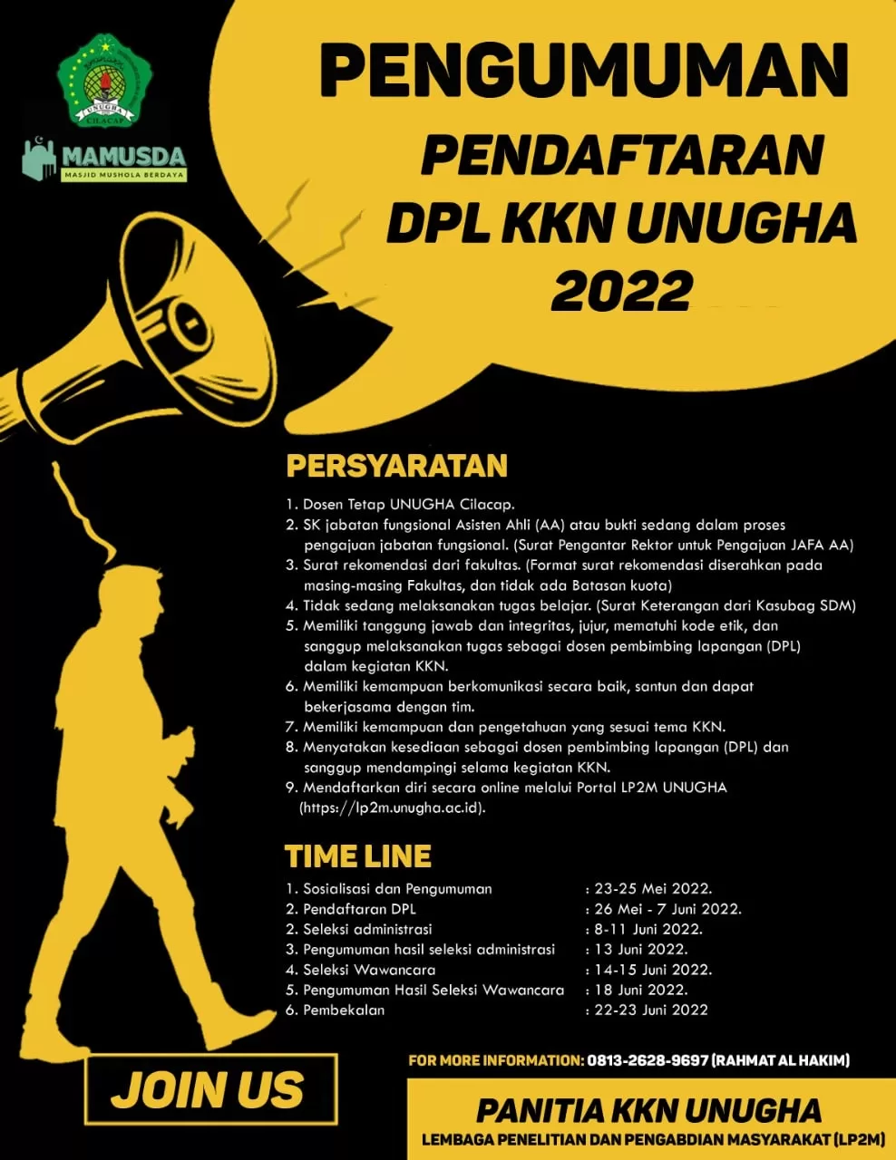 Pendaftaran DPL KKN Tahun 2022